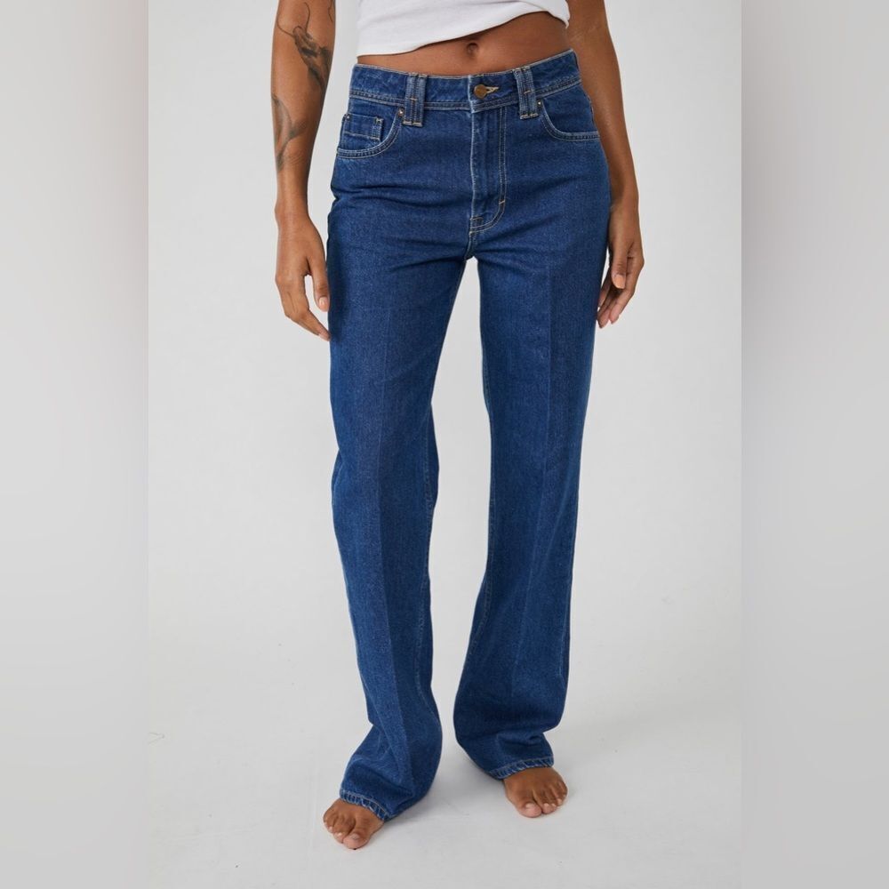 Free People Ava High Rise Slim Flare Jeans